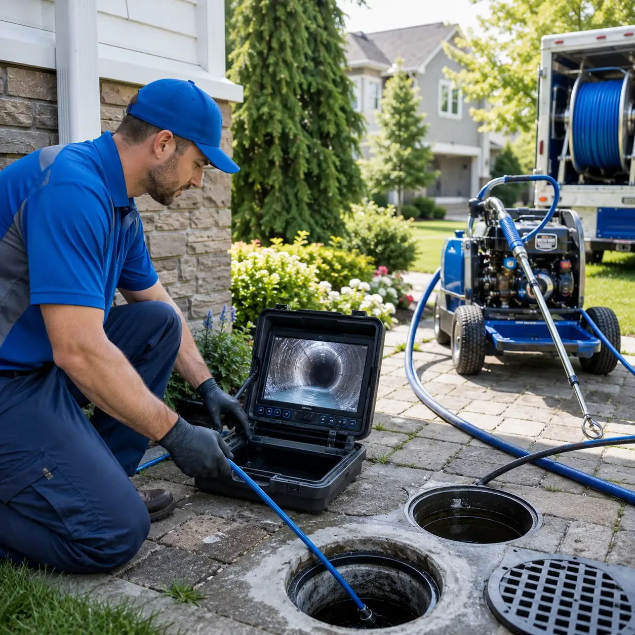 Outdoor drain cleaning professionals serving Brattleboro, VT